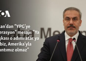Fidan’dan Suriye’de “YPG’ye operasyon” mesajı: “Ya başkası o adımı atar ya da biz, Amerika’yla sıkıntımız olmaz”