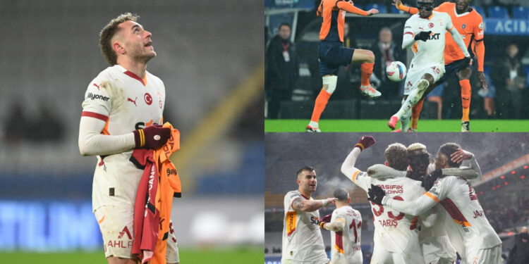 Galatasaray Süper Lig’de Yoluna Namağlup Devam Ediyor: Barış Alper Şov Yaptı, Sarı Kırmızılılar Başakşehir Engelini Geçti