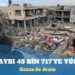 Gazze’de can kaybı 45 bin 717’ye yükseldi