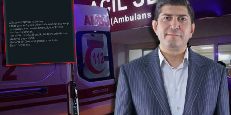 Gelecek Partili İsimden Korkutan Haber: 'Kalbim Dayanmadı' Diyerek Açıkladı