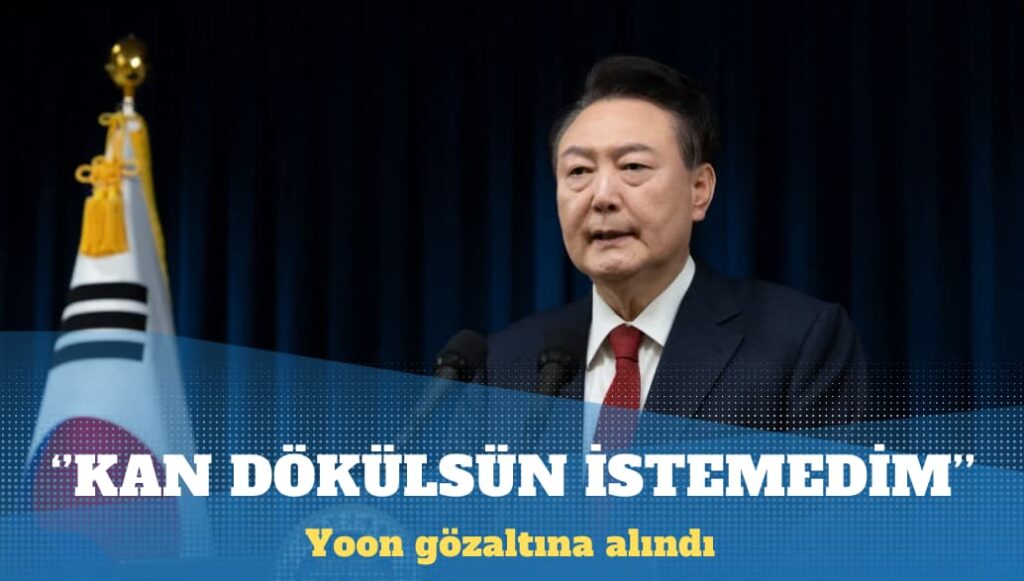 Gözaltına alınan eski Güney Kore devlet başkanı Yoon: Rezaleti önlemek istedim