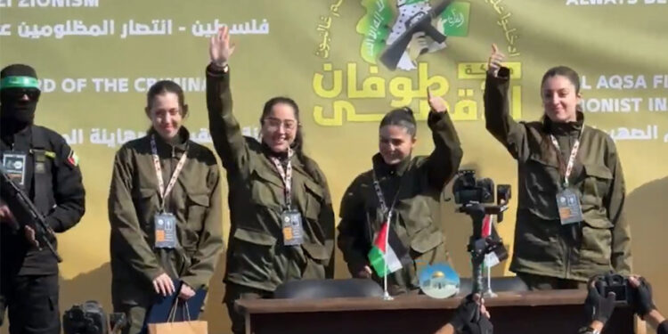 Hamas, İsrailli 4 kadın askeri serbest bıraktı