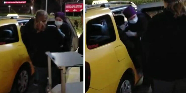 Hamile Kadın Hastaneye Giderken Taksinin İçinde Doğum Yaptı