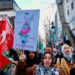 İstanbul'da Filistin'e destek eylemi yapıldı
