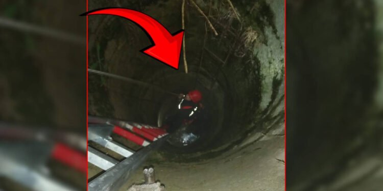 İstanbul’da İnanılmaz Kaza, Su Kuyusuna Düştü, İşte Böyle Kurtarıldı
