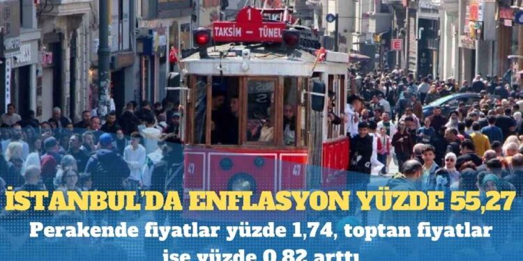 İTO: İstanbul’da enflasyon yüzde 55,27
