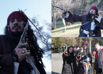 Jack Sparrow Ankara'da! Görenler Dönüp Bir Daha Baktı: Giydiği Kostüm ile İlgi Odağı Oldu