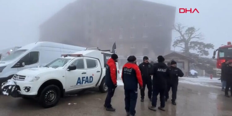 Kartalkaya’da 76 kişinin hayatını kaybettiği otelde AFAD arama yapacak