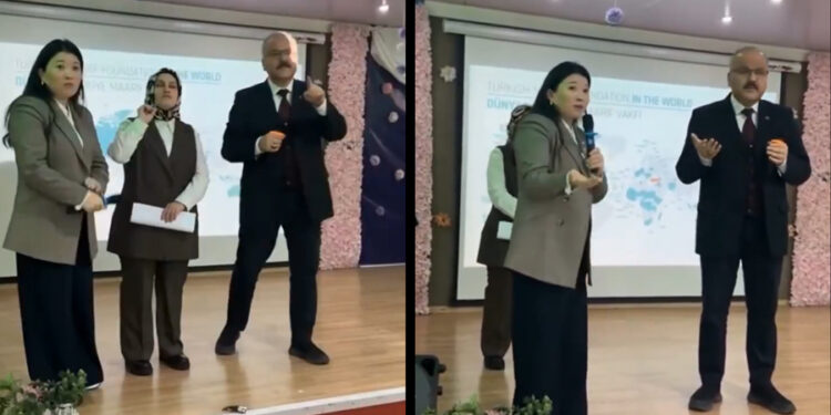 Maarif Vakfı yetkilisine, Kırgızistanlı veliden zor soru: “Bu okulların kaçını kendiniz yaptınız?”