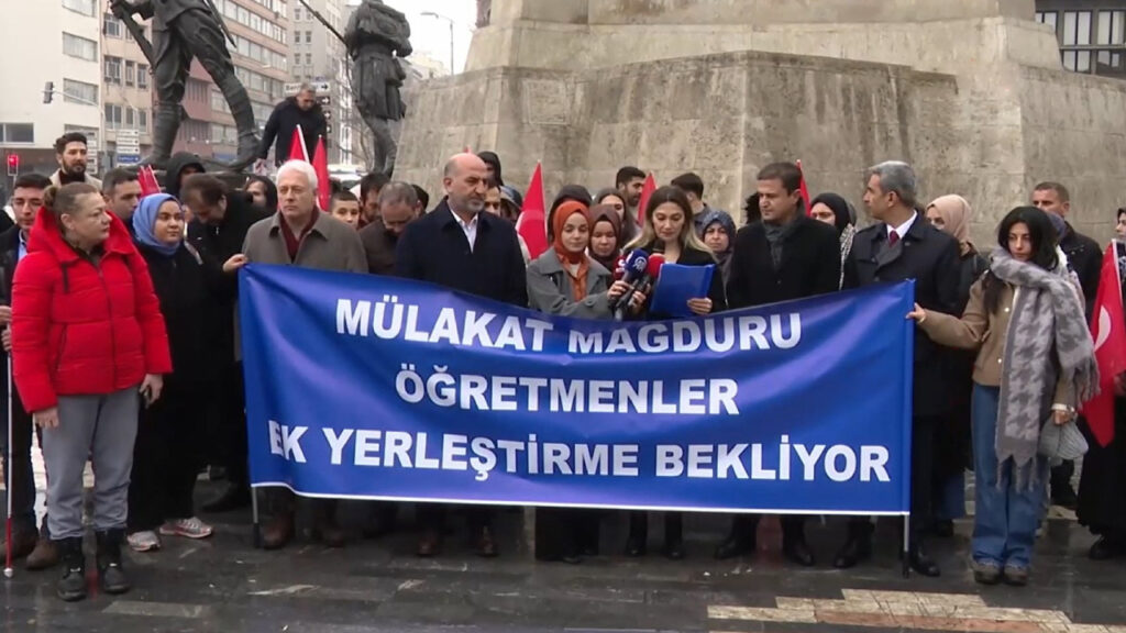 Mülakat Mağduru Öğretmenler Ankara'da, ‘Kul Hakkıdır, Kabul Etmiyoruz’