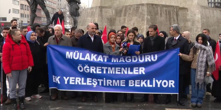 Mülakat Mağduru Öğretmenler Ankara'da, ‘Kul Hakkıdır, Kabul Etmiyoruz’