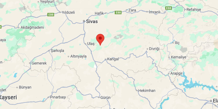 Sivas'ta 3.9 Büyüklüğünde Deprem