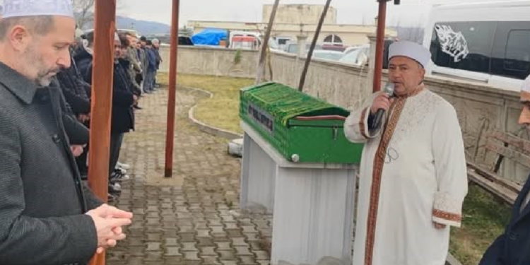 Trafik Kazasında Hayatını Kaybeden İmam Son Yolculuğuna Uğurlandı