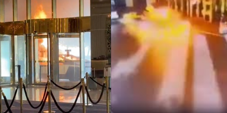 Trump'ın Otelinin Önünde Tesla Marka Araç Patladı! Elon Musk'tan Açıklama Geldi