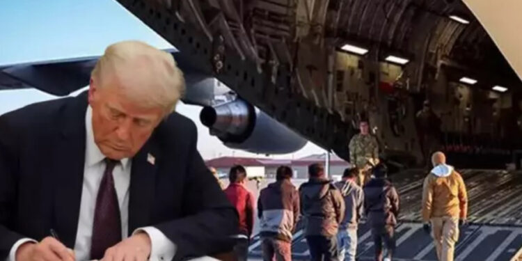 Trump’tan ABD’ye kaçak giren ‘suçlu göçmenlerin’ Guantanamo’da tutulması talimatı