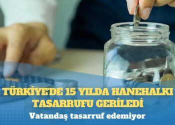Vatandaş tasarruf edemiyor: Türkiye’de 15 yılda hanehalkı tasarrufu geriledi