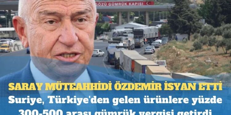 Saray müteahhidi Özdemir isyan etti