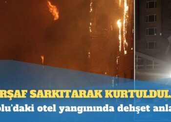 Yangının ilk anında çekilen görüntüler ortaya çıktı, yatakları serdiler: ‘Çocuklarını pencereden atmayı düşünenler oldu’