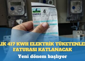 Aylık 417 kWh elektrik tüketenlerin faturası katlanacak