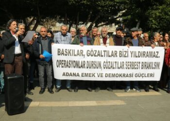 Gözaltı ve tutuklamalar protesto edildi