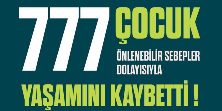 FİSA: 2024 Yılında 777 çocuk önlenebilir sebeplerden yaşamını yitirdi
