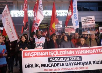 Ankara Emek ve Demokrasi Güçleri’nden Başpınar işçilerine destek