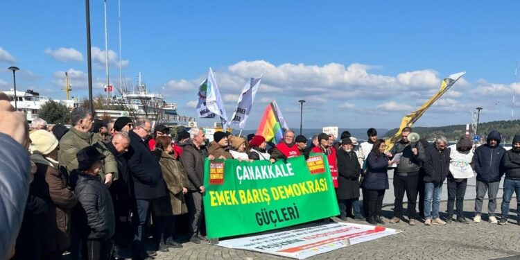 Çanakkale’de kayyım ve HDK protestosu