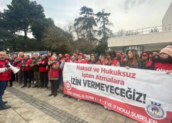 İzBB işçileri eylemin ikinci gününde