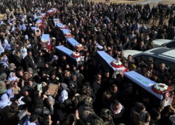 Şengal’de fermanda katledilenler toprağa verildi