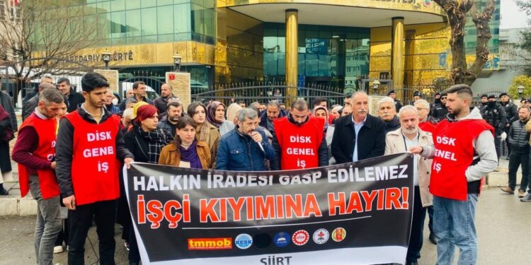 Kayyımın işçi kıyımına tepki