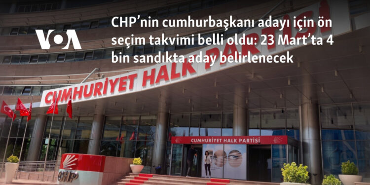 CHP’nin cumhurbaşkanı adayı için ön seçim takvimi belli oldu: 23 Mart’ta 4 bin sandıkta aday belirlenecek