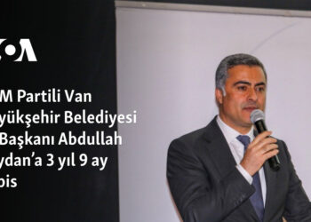 DEM Partili Van Büyükşehir Belediyesi Eş Başkanı Abdullah Zeydan’a 3 yıl 9 ay hapis