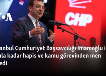 İstanbul Cumhuriyet Başsavcılığı İmamoğlu için 7 yıla kadar hapis ve kamu görevinden men istedi