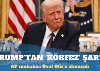 AP duyurdu: ‘Amerika Körfezi’ demeyen muhabirimiz Oval Ofis’e alınmadı
