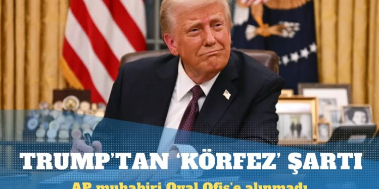 AP duyurdu: ‘Amerika Körfezi’ demeyen muhabirimiz Oval Ofis’e alınmadı