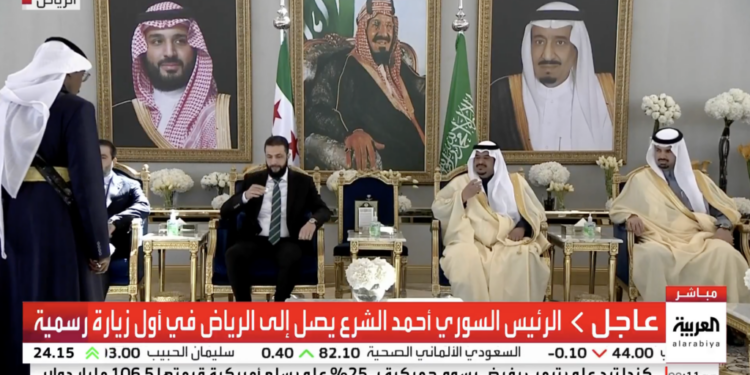 Ahmed Şara, ilk yurt dışı ziyareti için Suudi Arabistan’da