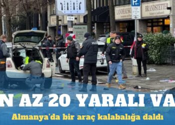 Almanya’nın Münih kentinde bir araç kalabalığa daldı: 20 yaralı