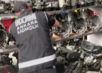 Ankara merkezli 3 ilde operasyon: 80 milyon liralık yedek parça ele geçirildi