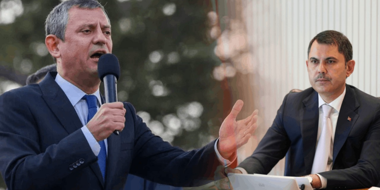 Bakan Kurum'dan CHP Lideri Özel'in 'Deprem Bölgesi' Eleştirilerine Yanıt