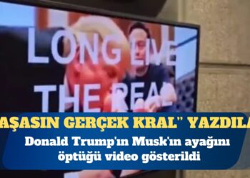 Bakanlık ‘hack’lendi: Trump’ın Musk’ın ayağını öptüğü video gösterildi
