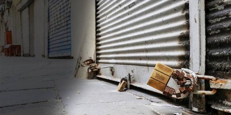 Bir yılda 95 ben esnaf kepenk kapattı