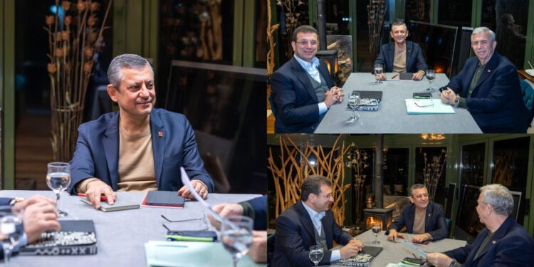 CHP'de Kritik Zirve Sona Erdi: Özel, İmamoğlu ve Yavaş Bir Araya Geldi