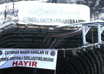 Çayırhan'da maden işçileri özelleştirmeye karşı bir kez daha direnişte!