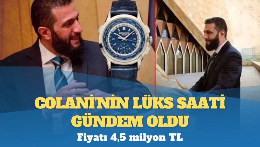 Colani’nin lüks saati gündem oldu: Fiyatı 4,5 milyon TL