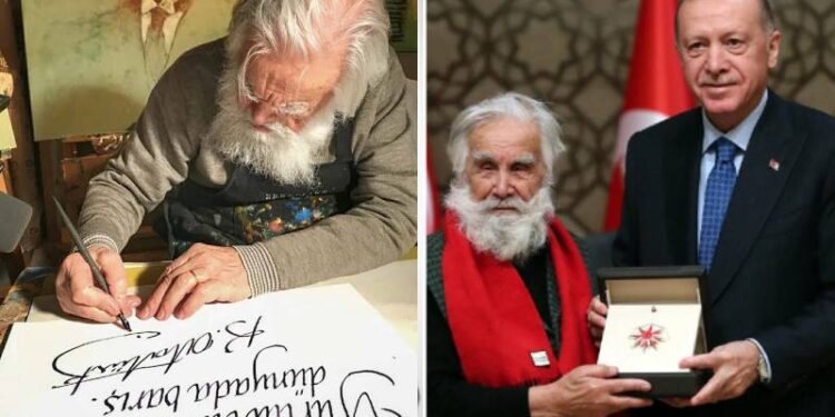 Cumhurbaşkanı Erdoğan'dan kaligrafi sanatçısı Etem Çalışkan için taziye mesajı