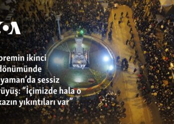 Depremin ikinci yıldönümünde Adıyaman’da sessiz yürüyüş: “İçimizde hala o enkazın yıkıntıları var”