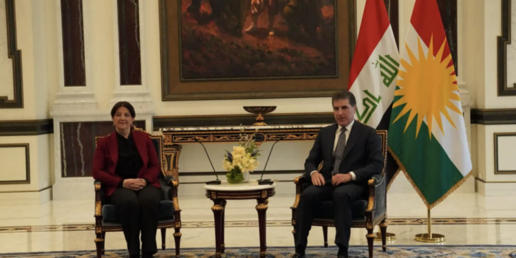 DEM Parti İmralı heyeti, Neçirvan Barzani ile görüştü: “Sürecin olumlu sonuçlanması için son derece pozitif bir tutuma sahip”