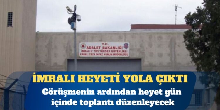 DEM Parti’nin İmralı heyeti yola çıktı
