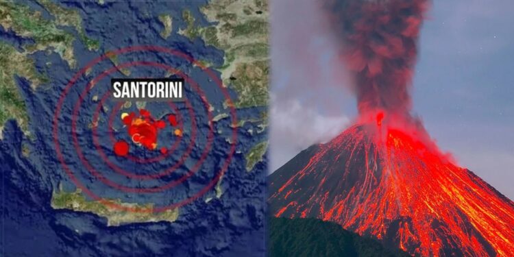 Ege'de Tehlike Büyüyor! Santorini Yerinden Çıktı, Volkan Patlayabilir