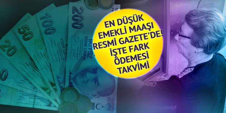 En Düşük Emekli Maaşı 14.469 TL Oldu! Resmi Gazete’den Duyuruldu: Gözler Emekliye Fark Ödemesi Takviminde